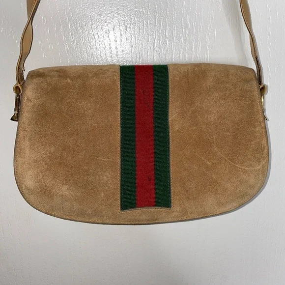 Vintage web gucci shoulder bag - Picture 2 of 10